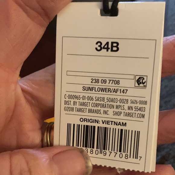 Shade & Shore Swimsuit Bikini top Sunflower 34B - Picture 4 of 7